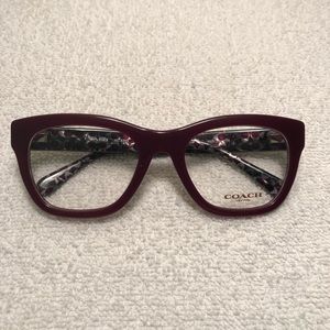 coach oxblood sunglasses